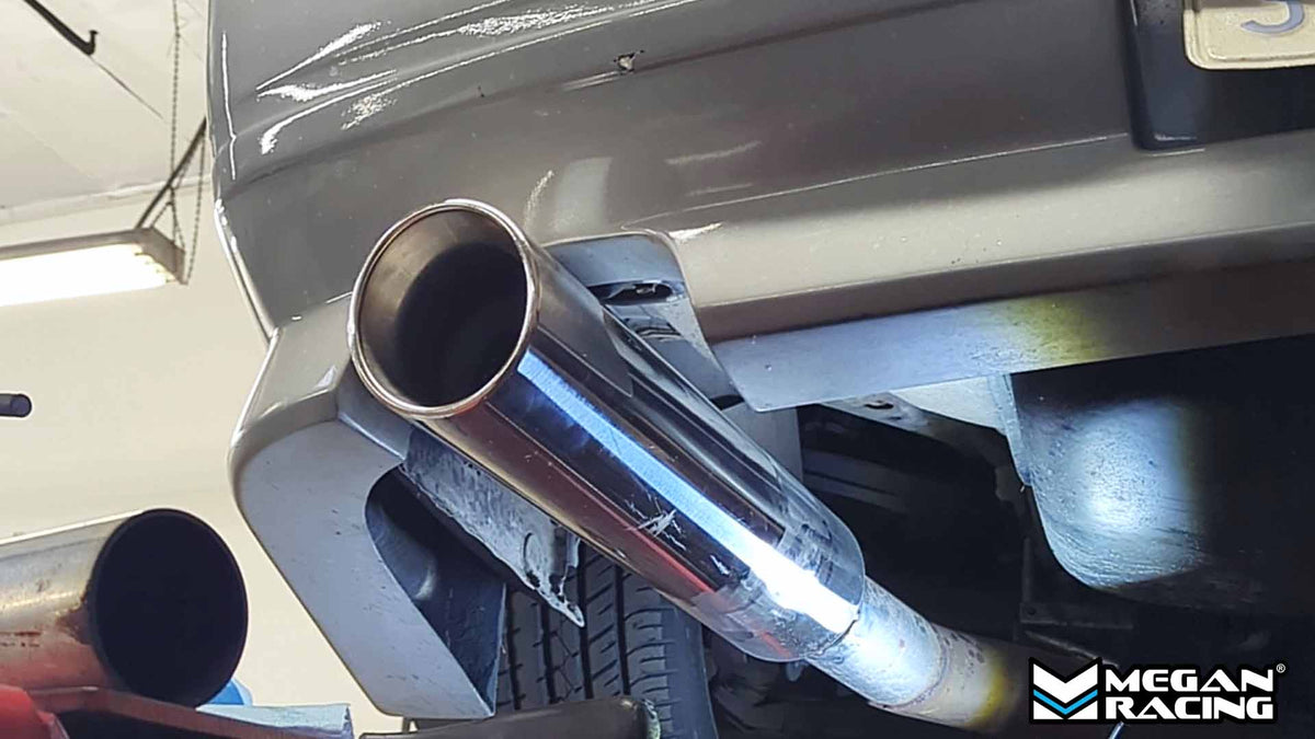 Universal 3" to 4" VIP Exhaust Tips "Blast Pipes" Style - Single - Straight With Angled Rolled Tip - Muffled - LWT-UT-S4-V3 - Image 4
