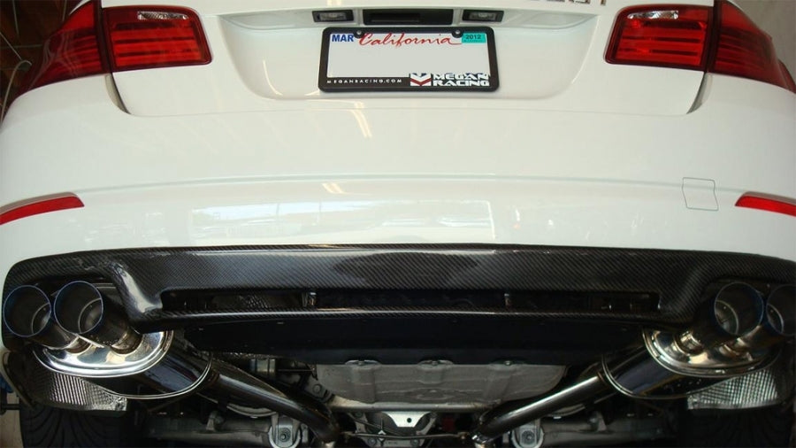 Supremo Exhaust System for BMW F10 2011+ (535i w/ M-Sport Bumper) - Blue Titanium Tips - MR-ABE-BF10V2-BT-RR+RL