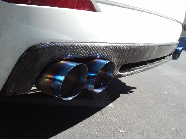 Supremo Exhaust System for BMW F10 2011+ (535i w/ M-Sport Bumper) - Stainless Rolled Tips - MR-ABE-BF10V2-SRT-RR+RL