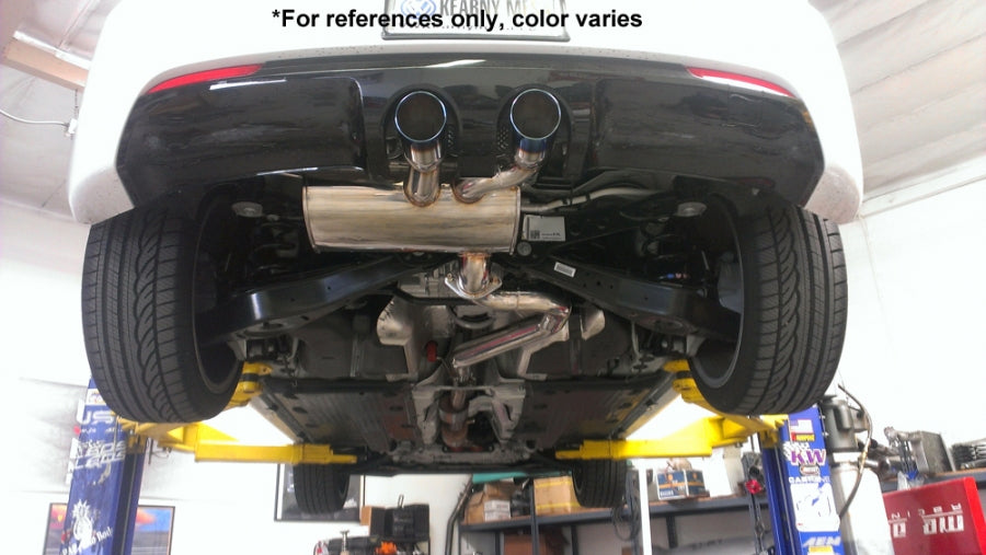 Megan Racing MR-CBS-VWGR12-VO polished stainless Golf R exhaust system