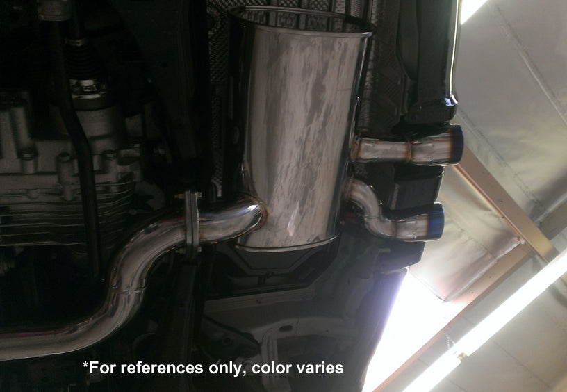 Megan Racing MR-CBS-VWGR12-VO dual burnt rolled exhaust tips