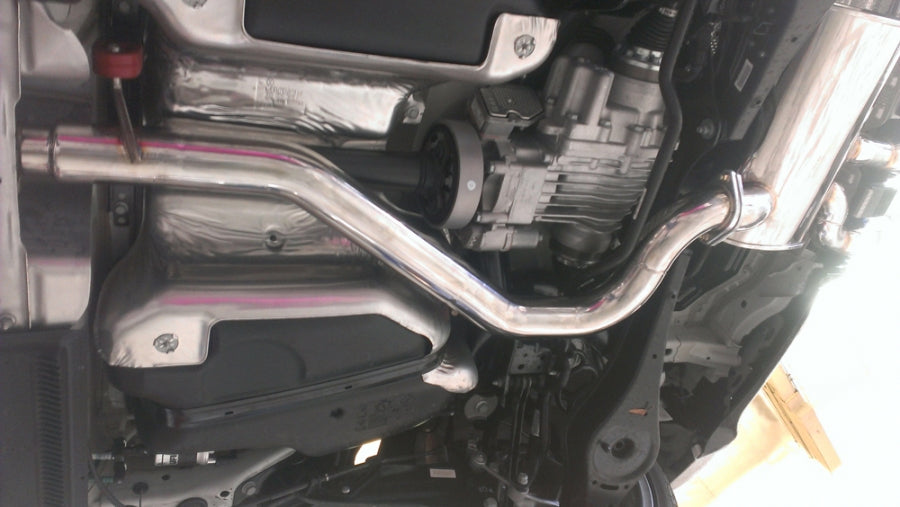 Megan Racing MR-CBS-VWGR12-VO muffler and 3-inch exhaust piping